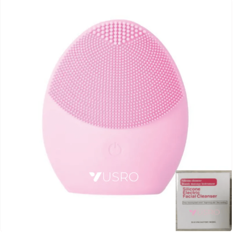 Ultrasonic Silicone Facial Cleansing Brush - Electric Skin Care Device - AriaCo.