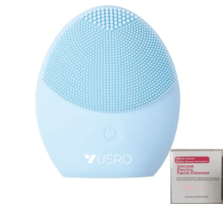 Ultrasonic Silicone Facial Cleansing Brush - Electric Skin Care Device - AriaCo.