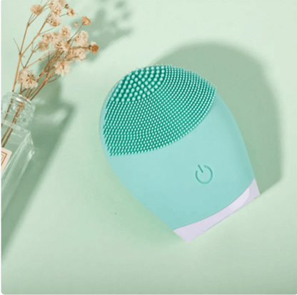 Ultrasonic Silicone Facial Cleansing Brush - Electric Skin Care Device - AriaCo.