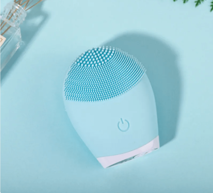 Ultrasonic Silicone Facial Cleansing Brush - Electric Skin Care Device - AriaCo.