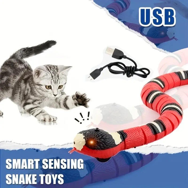 USB Charging Interactive Snake Toy for Cats - Endless Fun - AriaCo.