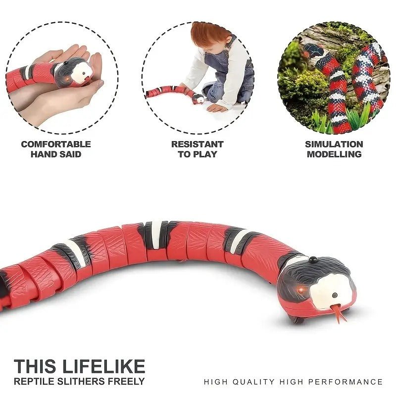 USB Charging Interactive Snake Toy for Cats - Endless Fun - AriaCo.