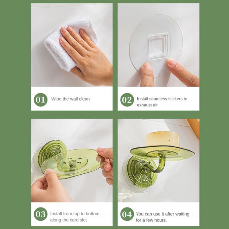 Wall - mounted Lotus Leaf Soap Storage Rack for Bathroom - AriaCo.