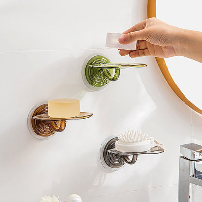 Wall - mounted Lotus Leaf Soap Storage Rack for Bathroom - AriaCo.