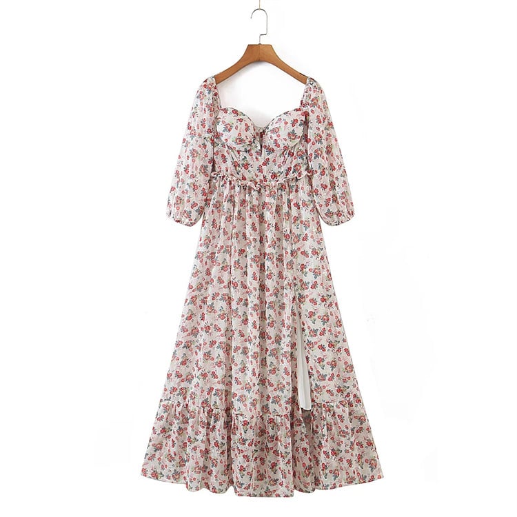 Women's Spring/Summer Side Slit Dress - AriaCo.