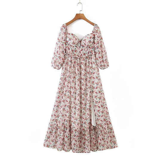 Women's Spring/Summer Side Slit Dress - AriaCo.